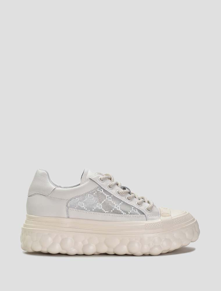 Bubble Platform Sheer Sneakers