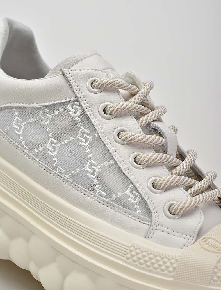 Bubble Platform Sheer Sneakers