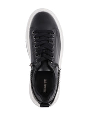 Casual Chain Detailed Sneakers, Black