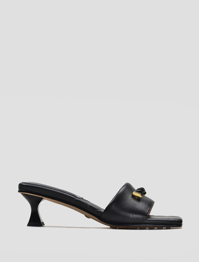 Classic Open Toe Heel Sandals, Black