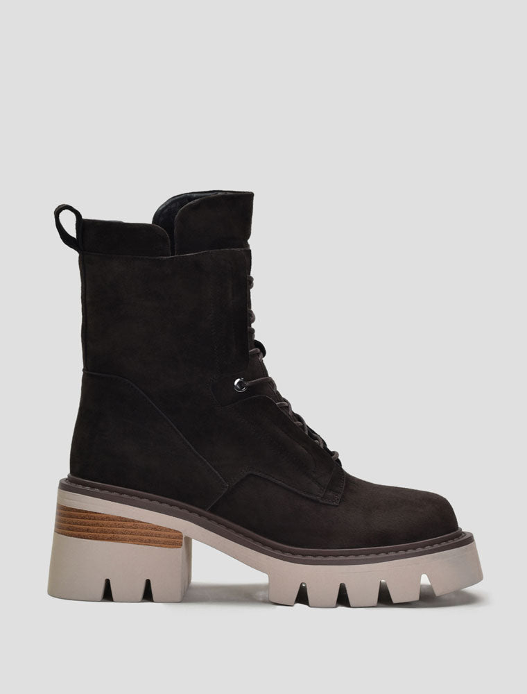 Combat Suede Boots