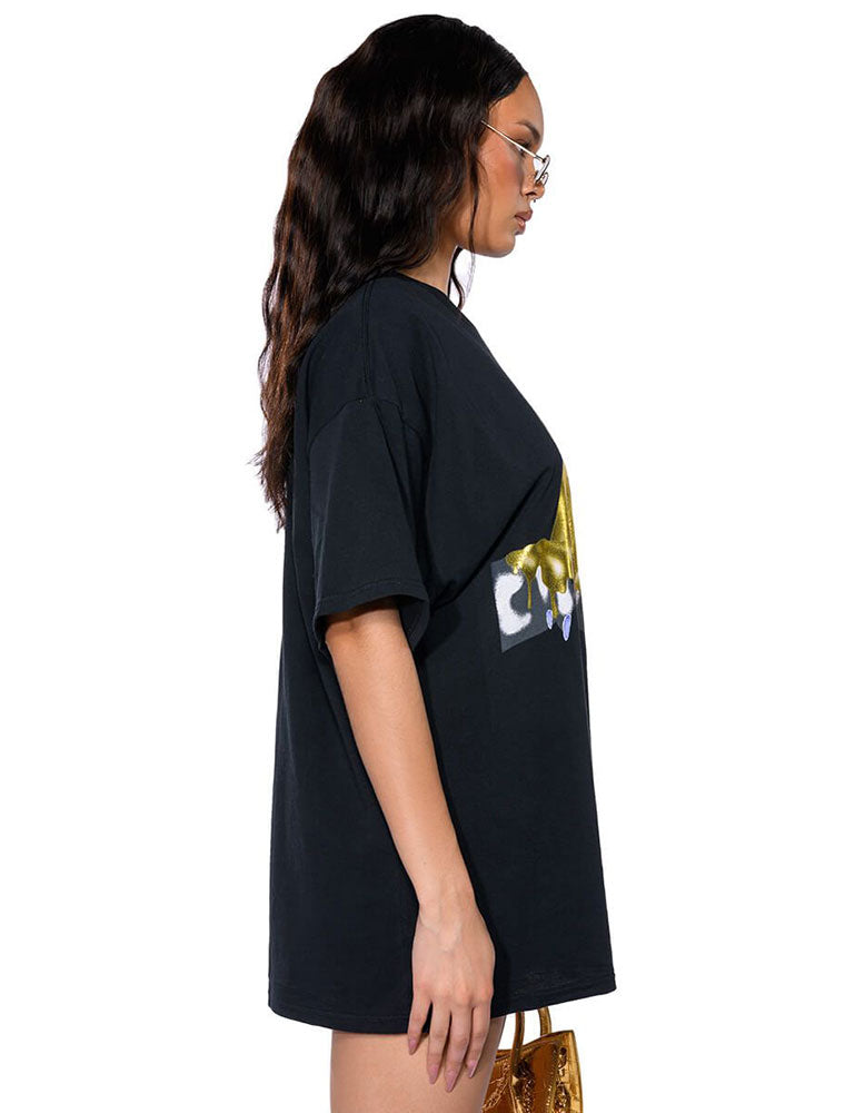 Fashion & Gold Tee, Black