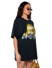 Fashion & Gold Tee, Black