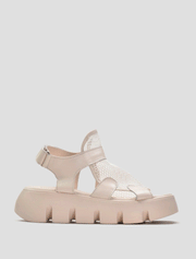 Mesh Front Platform Sandal