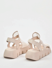 Mesh Front Platform Sandal