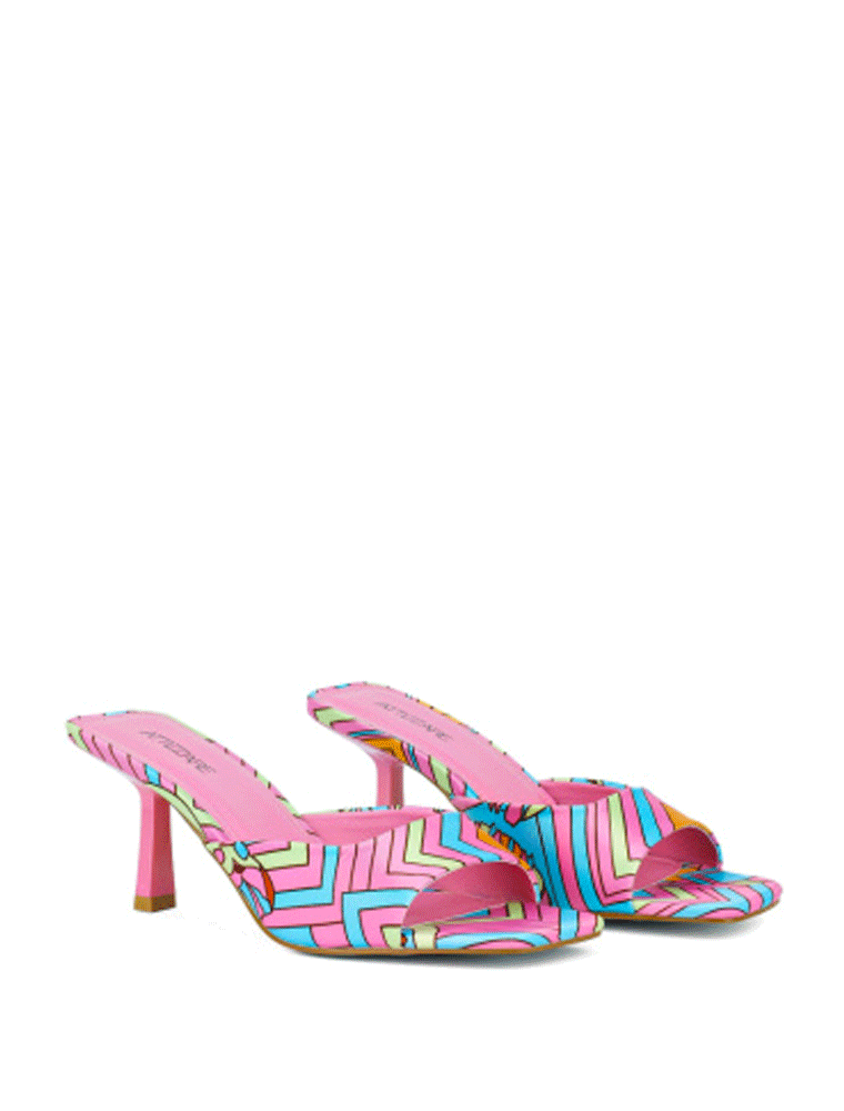 Summer Mosaic Sandal, Multicolor Pink