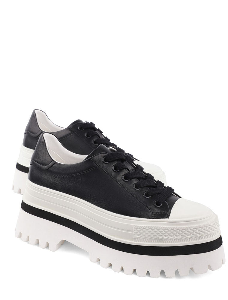 Platform Leather Sneakers