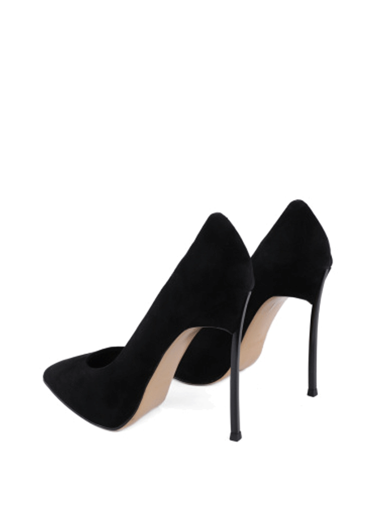 Pointed Toe Stiletto Metal Heel Pumps