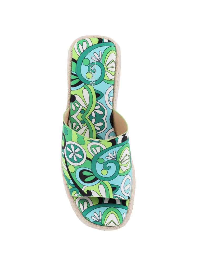 Psychedelic Wedge Sandal