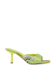 Summer Mosaic Sandal, Lime Green