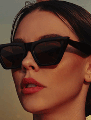 Cat Eye Sunglasses, Black