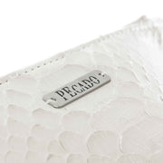 White Python Trilliant Clutch