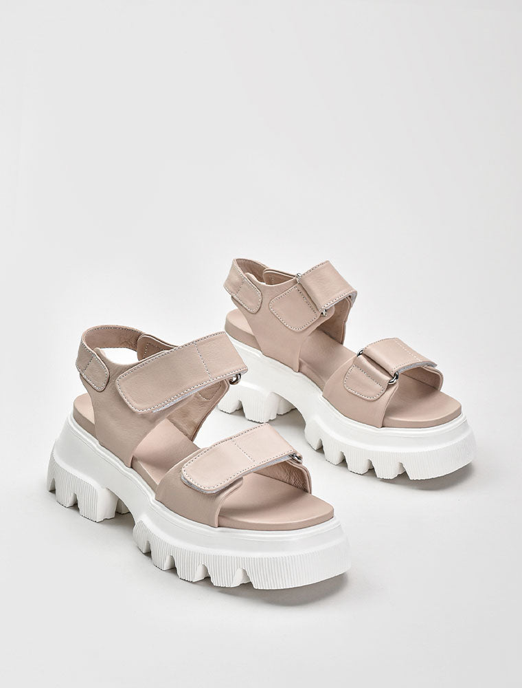 Velcro Strap Casual Platform Sandals