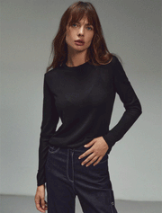 Basic Longsleeve Jumper, Black