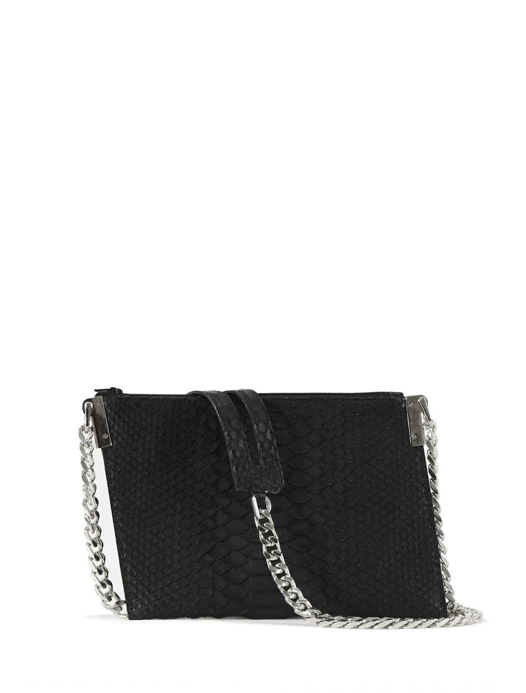 Black Python Emerald Crossbody