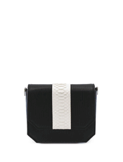 Black Stripe Radiant Clutch Bag