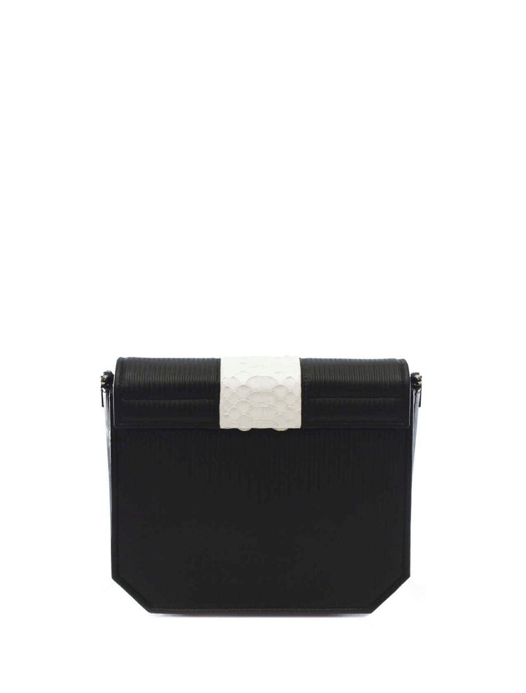 Black Stripe Radiant Clutch Bag