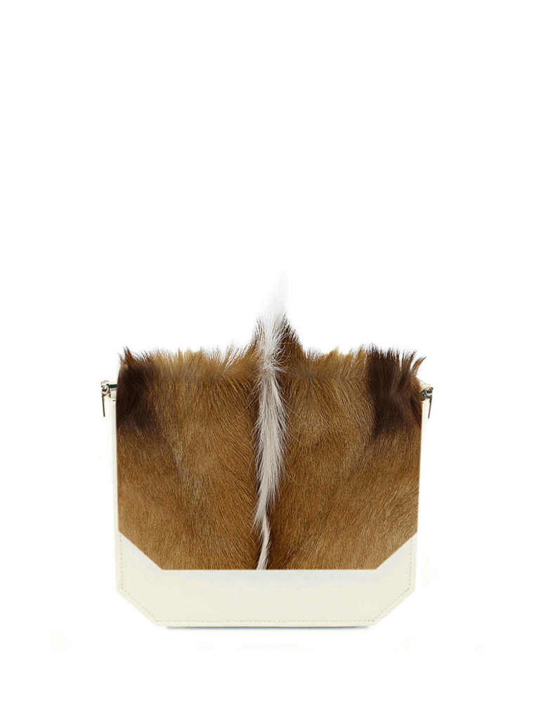 Cream Antelope Radiant Clutch Bag