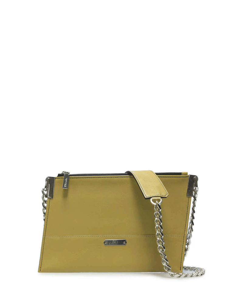 Desert Leather Emerald Crossbody Bag