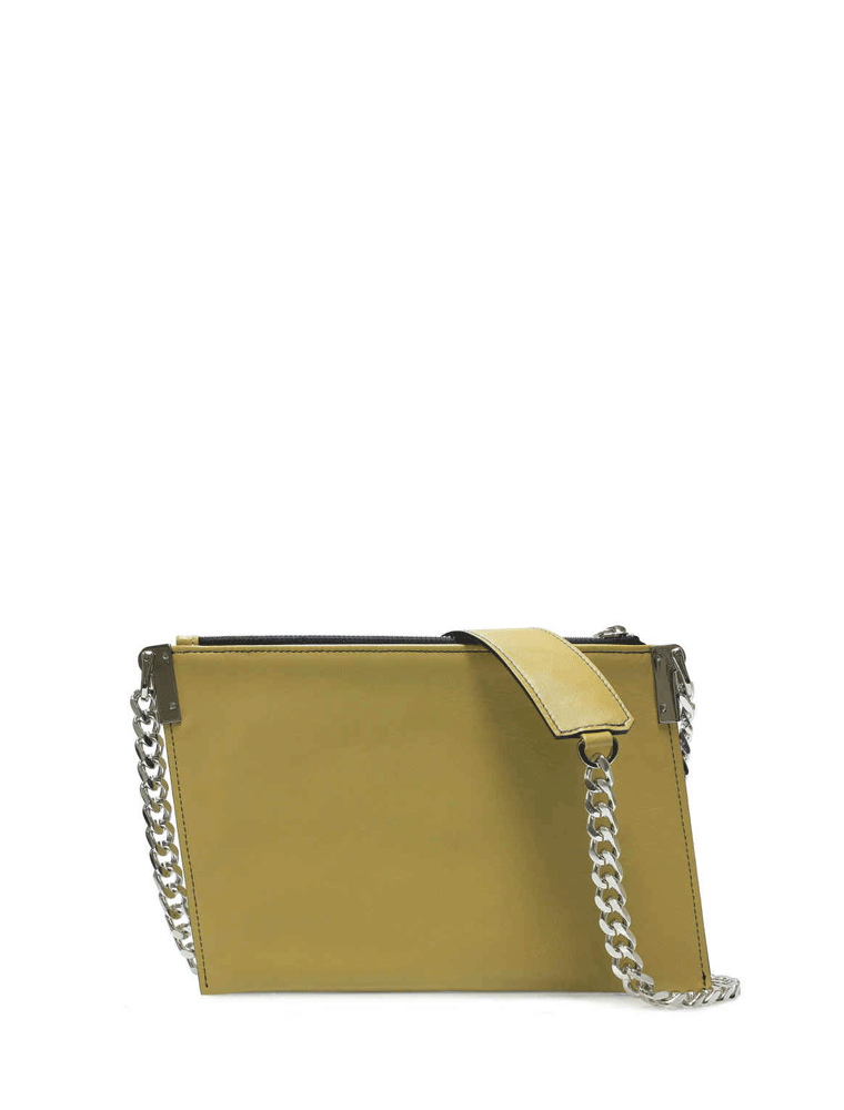 Desert Leather Emerald Crossbody Bag