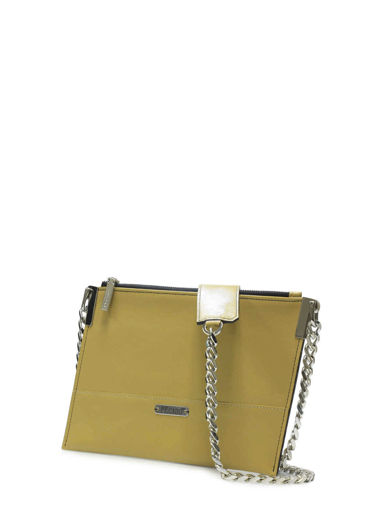 Desert Leather Emerald Crossbody Bag