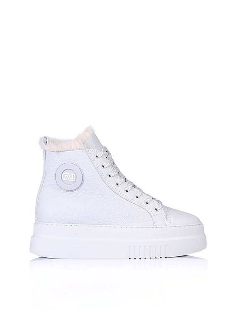 Signature Logo Sporty Platform Lace Up Boot