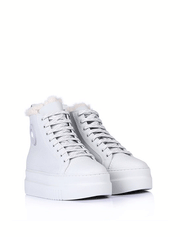 Signature Logo Sporty Platform Lace Up Boot