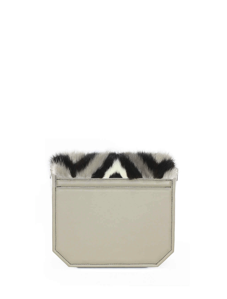 Herringbone Mink Radiant Clutch Bag