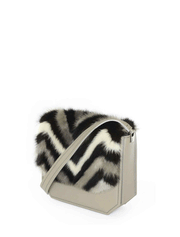 Herringbone Mink Radiant Clutch Bag