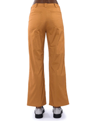 Modern Khaki Straight Cut Trousers, Cognac