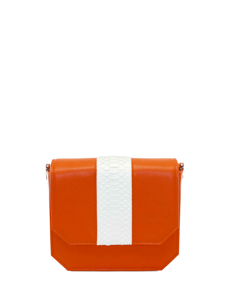 Orange Radiant Clutch Bag