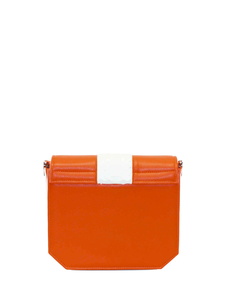 Orange Radiant Clutch Bag