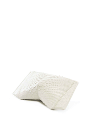 White Python Trilliant Clutch